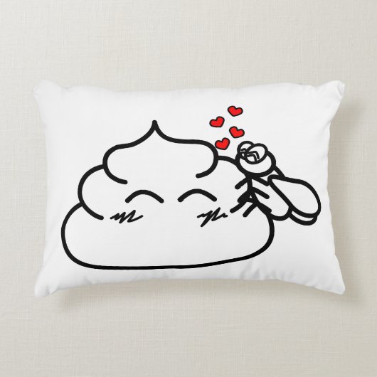 ウンチイン・ラブ – Brootsch the PooPoo アクセントクッション (正面)