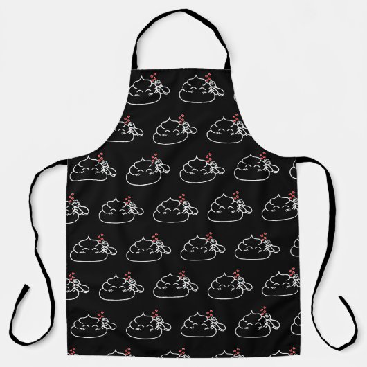 ウンチイン・ラブ – Brootsch the PooPoo エプロン (正面)