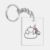 ウンチイン・ラブ – Brootsch the PooPoo キーホルダー (正面左)