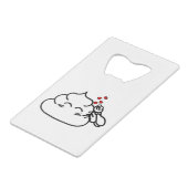 ウンチイン・ラブ – Brootsch the PooPoo クレジットカード栓抜き (正面アングル)