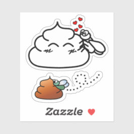 ウンチイン・ラブ – Brootsch the PooPoo シール