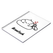 ウンチイン・ラブ – Brootsch the PooPoo ノートブック (左側)