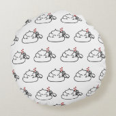 ウンチイン・ラブ – Brootsch the PooPoo ラウンドクッション (裏面)