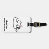 ウンチイン・ラブ – Brootsch the PooPoo ラゲッジタグ (正面横)