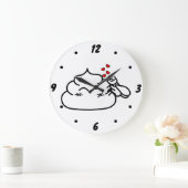 ウンチイン・ラブ – Brootsch the PooPoo ラージ壁時計 (ホーム)