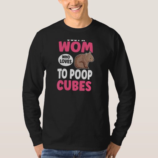 ウンチキューブに愛するWomだけ Tシャツ (正面)