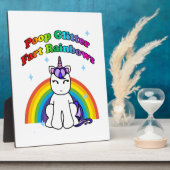 ウンチグリッターファルトレインボウズ フォトプラーク (側面)