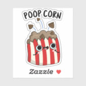 ウンチコーンおもしろいコーポップ・アートのンプン シール (シート)