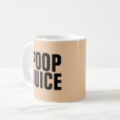 ウンチジュースおもしろいコーヒーマグ コーヒーマグカップ (正面左)