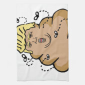 ウンチドナルドトランプ キッチンタオル (縦)