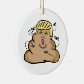 ウンチドナルドトランプ セラミックオーナメント (右)