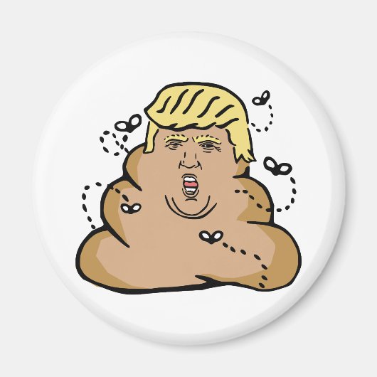 ウンチドナルドトランプ マグネット (正面)