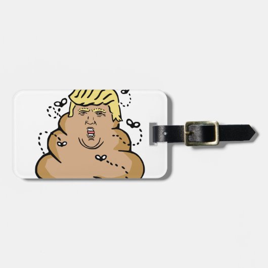 ウンチドナルドトランプ ラゲッジタグ (正面横)