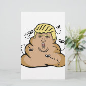 ウンチドナルドトランプ 便箋 (スタンド正面)