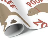 ウンチフリーゾーン ラッピングペーパー (ロールコーナー)