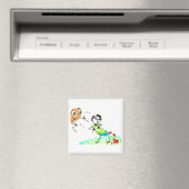 ウンチレンガ | Sun Thumbs Up to Man Pooping Bricks マグネット (インサイチュ (食洗機))