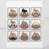 ウンチ多くの顔 (正面)