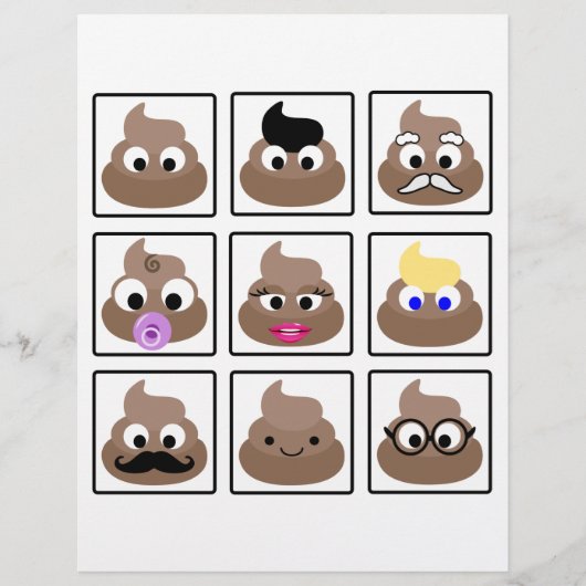 ウンチ多くの顔 (正面)