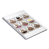 ウンチ多くの顔 ノートブック (右側)