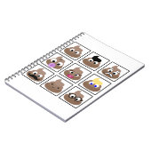 ウンチ多くの顔 ノートブック (左側)