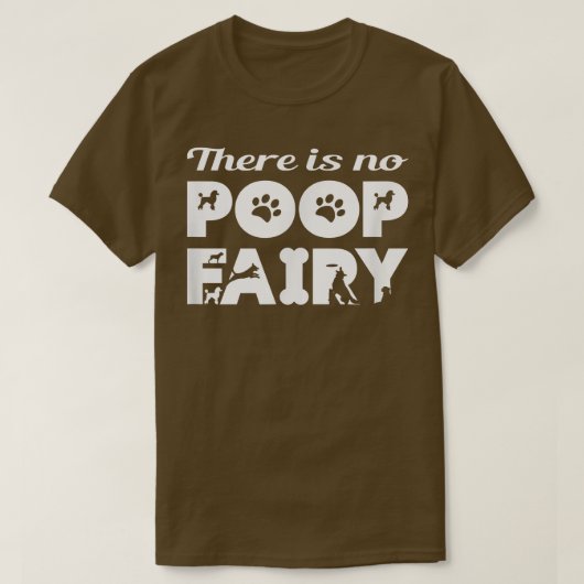 ウンチ妖精おもしろい Tシャツ (デザイン正面)