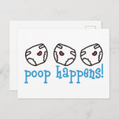 ウンチ発生 ポストカード (正面/裏面)