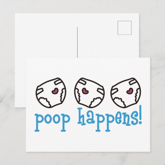 ウンチ発生 ポストカード (正面/裏面)