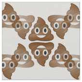 ウンチ絵文字おもしろい織物 ファブリック (クローズアップ)