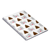 ウンチ絵文字とトイレティッシュペーパー ノートブック (右側)