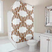 ウンチ絵文字シャワーカーテンバスルーム シャワーカーテン (インサイチュ)