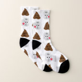 ウンチ絵文字トイレティッシュペーパー ソックス (ペア)