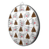 ウンチ絵文字トイレティッシュペーパー ダーツボード (正面右)