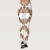 ウンチ絵文字レギンス レギンス (裏面)