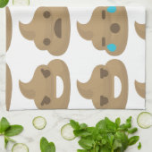 ウンチ絵文字 キッチンタオル (折り畳み)