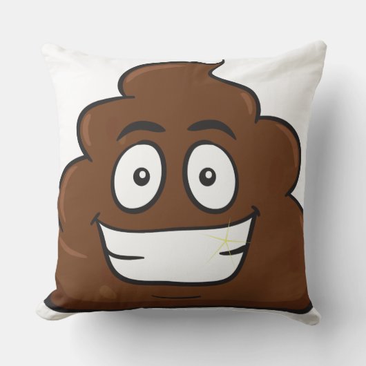 ウンチ絵文字 クッション (正面)