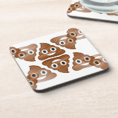 ウンチ絵文字 コースター (左側)