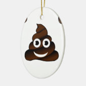 ウンチ絵文字 セラミックオーナメント (左)