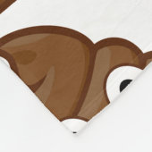 ウンチ絵文字 フリースブランケット (角)