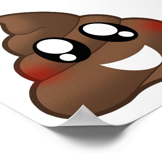 ウンチ絵文字 ポスター (角)