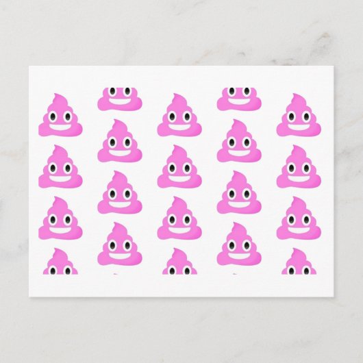 ウンチ絵文字 ポストカード (正面)