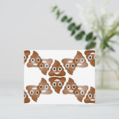 ウンチ絵文字 ポストカード (スタンド正面)