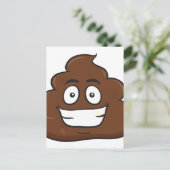 ウンチ絵文字 ポストカード (スタンド正面)