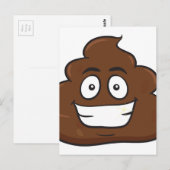 ウンチ絵文字 ポストカード (正面/裏面)