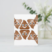 ウンチ絵文字 ポストカード (スタンド正面)