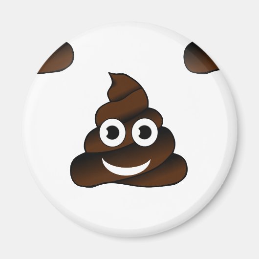 ウンチ絵文字 マグネット (正面)