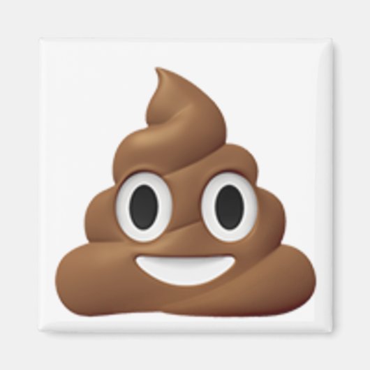 ウンチ絵文字 マグネット (正面)