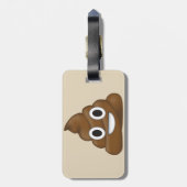 ウンチ絵文字 ラゲッジタグ (裏面縦)