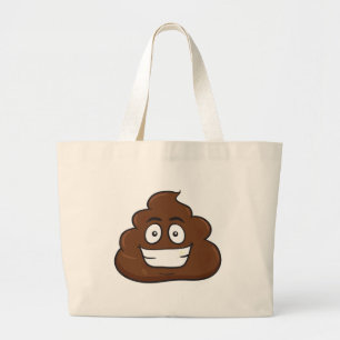 ウンチ絵文字 ラージトートバッグ