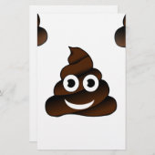 ウンチ絵文字 便箋 (正面/裏面)