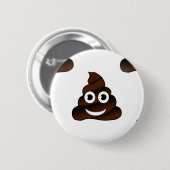 ウンチ絵文字 缶バッジ (正面&裏面)